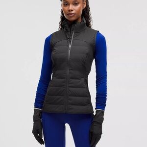 Lululemon down for it all vest 8 black nwt